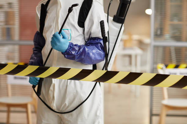 Professional Biohazard Cleanup technician working in Skillman, NJ